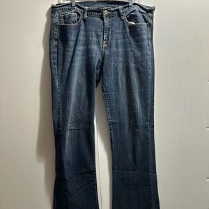 Y2k Lucky Brand 14/32 Woman’s Dungarees Easy Rider Blue Denim Jeans